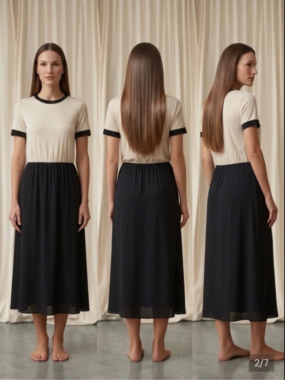 Sandro Ferrone colorblock dress